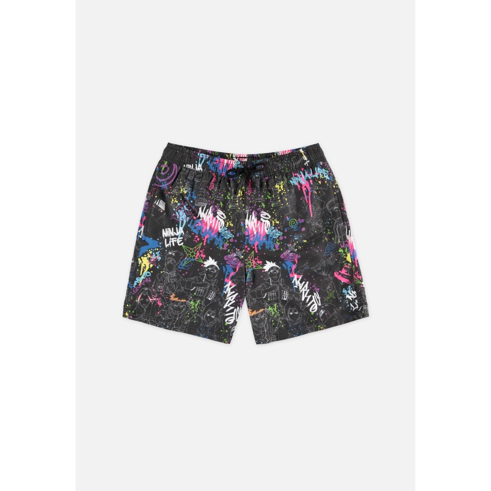 Naruto - Hero All Over Print Korte broek - Zwart